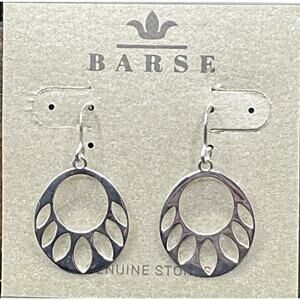Barse Samsara Earrings- Silver- NWT